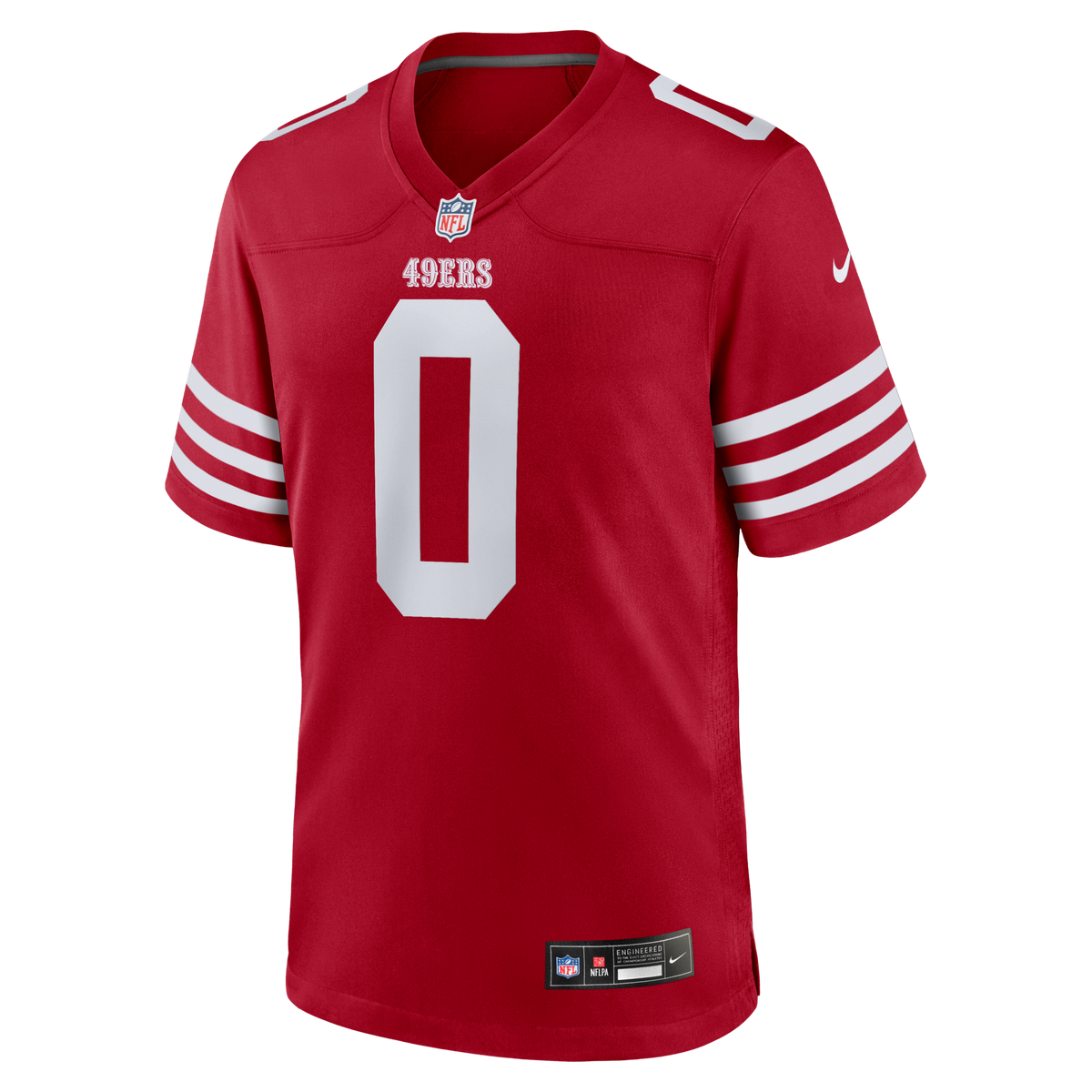 San Francisco 49ers Renardo Green Scarlet Game Football Jersey