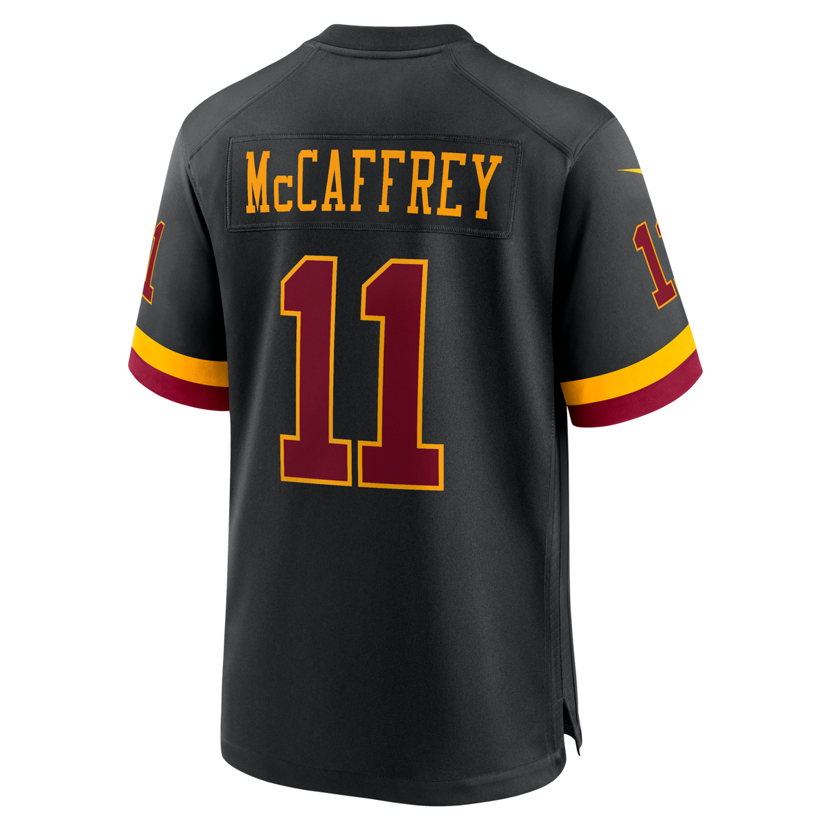 Washington Commanders Luke McCaffrey Black Hail Raiser Alternate Game Football Jersey