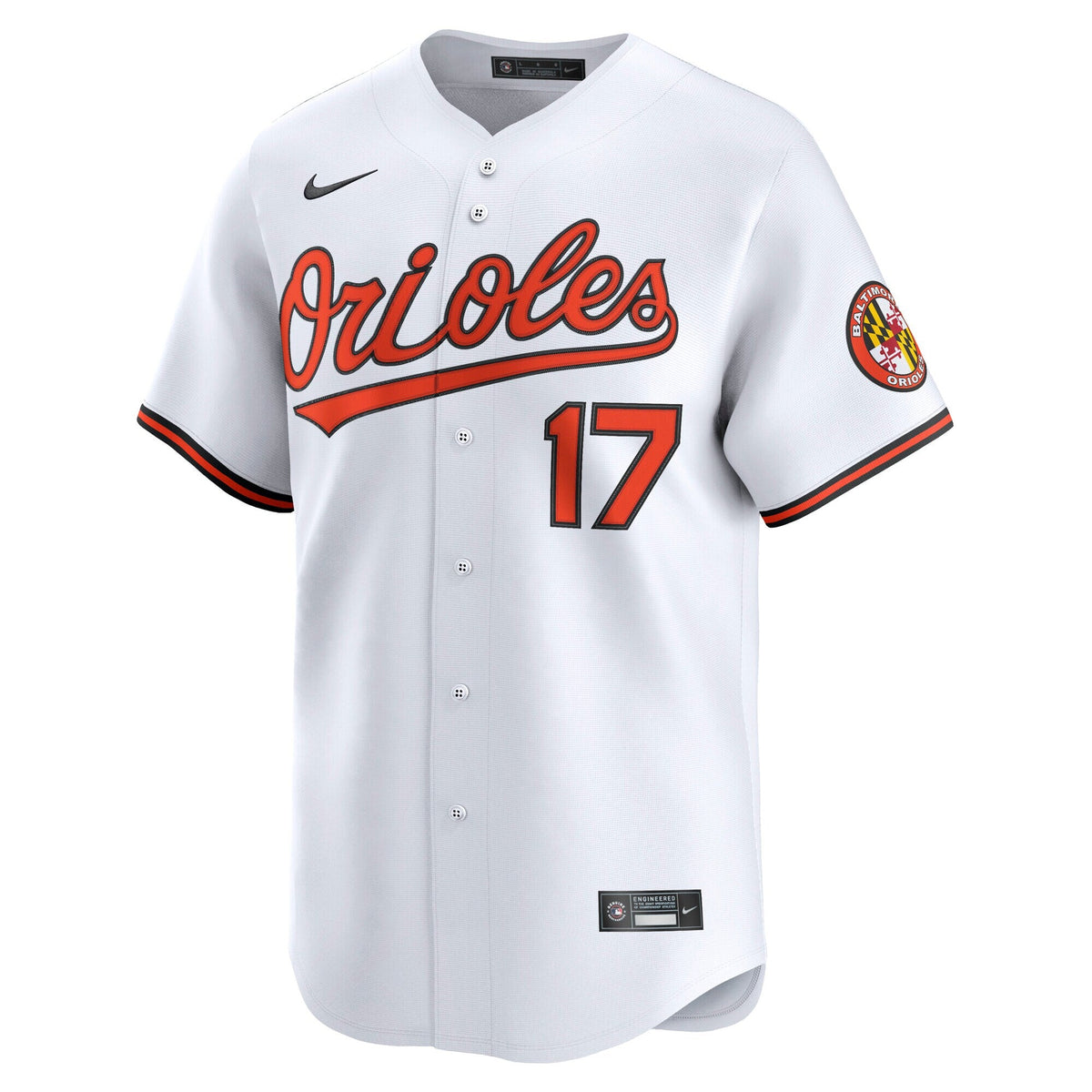 Baltimore Orioles Colton Cowser White Home Limited Player Baseball Jersey