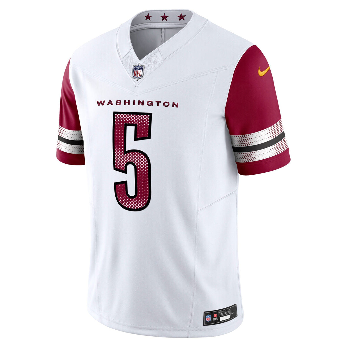 Washington Commanders Jayden Daniels White Vapor F.U.S.E. Limited Football Jersey