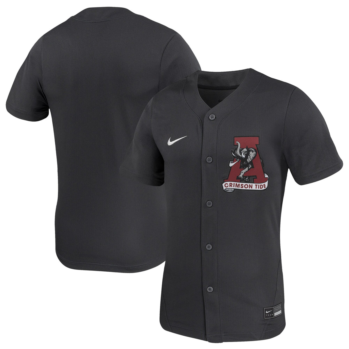 Alabama Crimson Tide Replica Softball Jersey - Anthracite