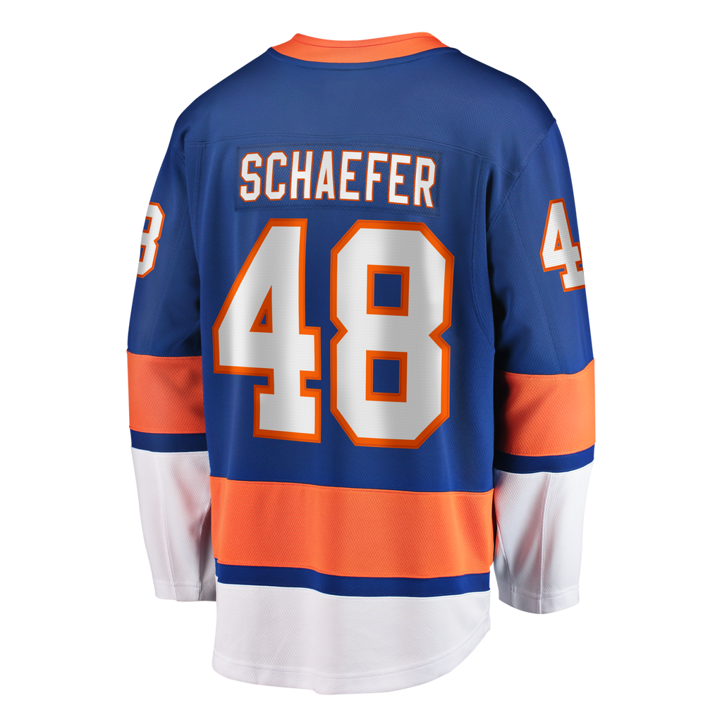 New York Islanders Matthew Schaefer Royal Home Breakaway Player Jerseys