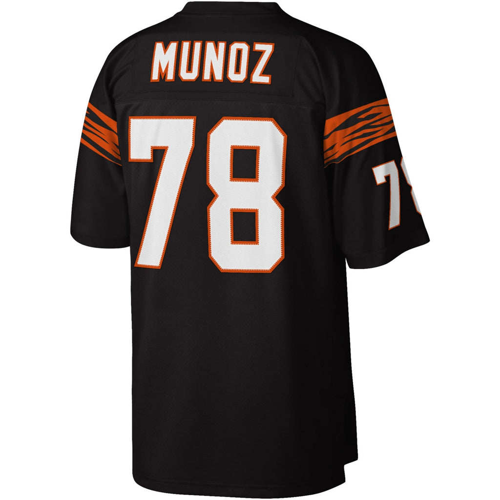 Cincinnati Bengals Anthony Muñoz Black Legacy Replica Football Jersey