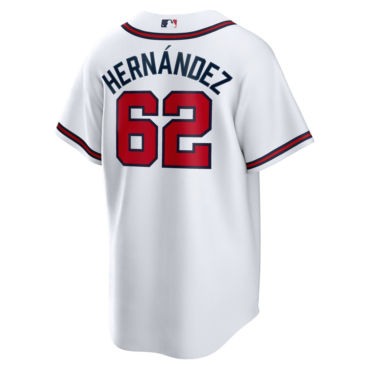 Atlanta Braves Daysbel Hernandez White Home Replica Baseball Jersey