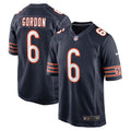 Chicago Bears Kyler Gordon Navy Game Player Football Jersey