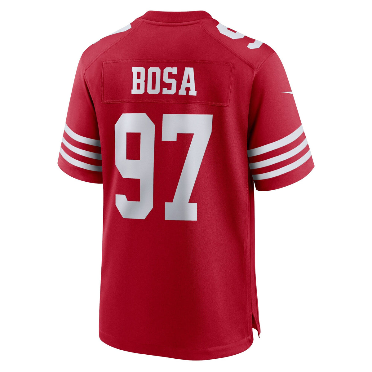 San Francisco 49ers Nick Bosa Scarlet Player Game Football Jersey
