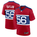 New York Giants Lawrence Taylor Century Red Alternate Retired Player Game Football Jersey