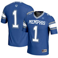 #1 Royal Memphis Tigers Endzone Football Jersey