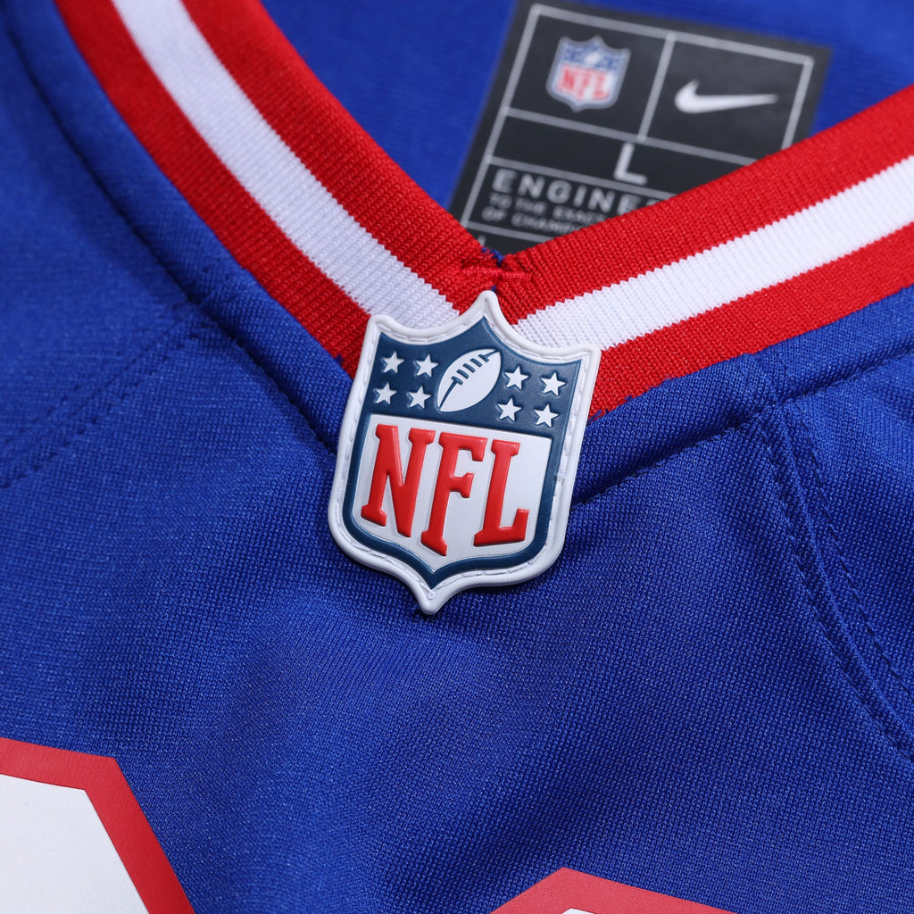 New York Giants Harry Carson Royal Retired Player Alternate Game Football Jersey