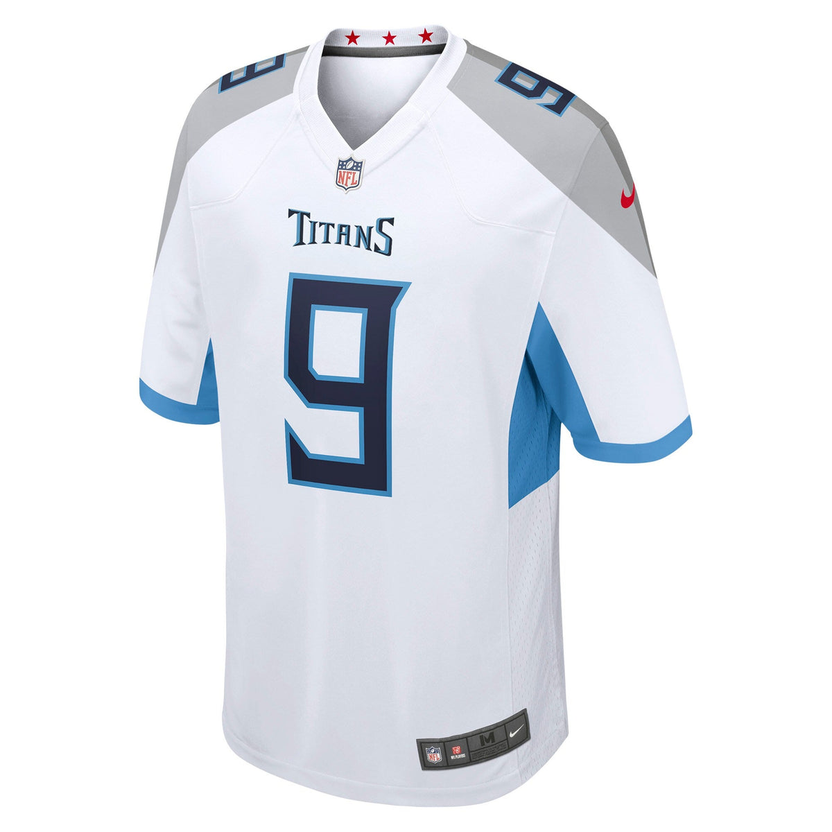 Tennessee Titans Steve McNair White Retired Player Game Football Jersey