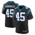 Carolina Panthers Maema Njongmeta Black Game Football Jersey