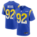 Los Angeles Rams Harrison Mevis Royal Team Game Football Jersey