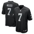 Las Vegas Raiders Quay Walker Black Team Game Football Jersey