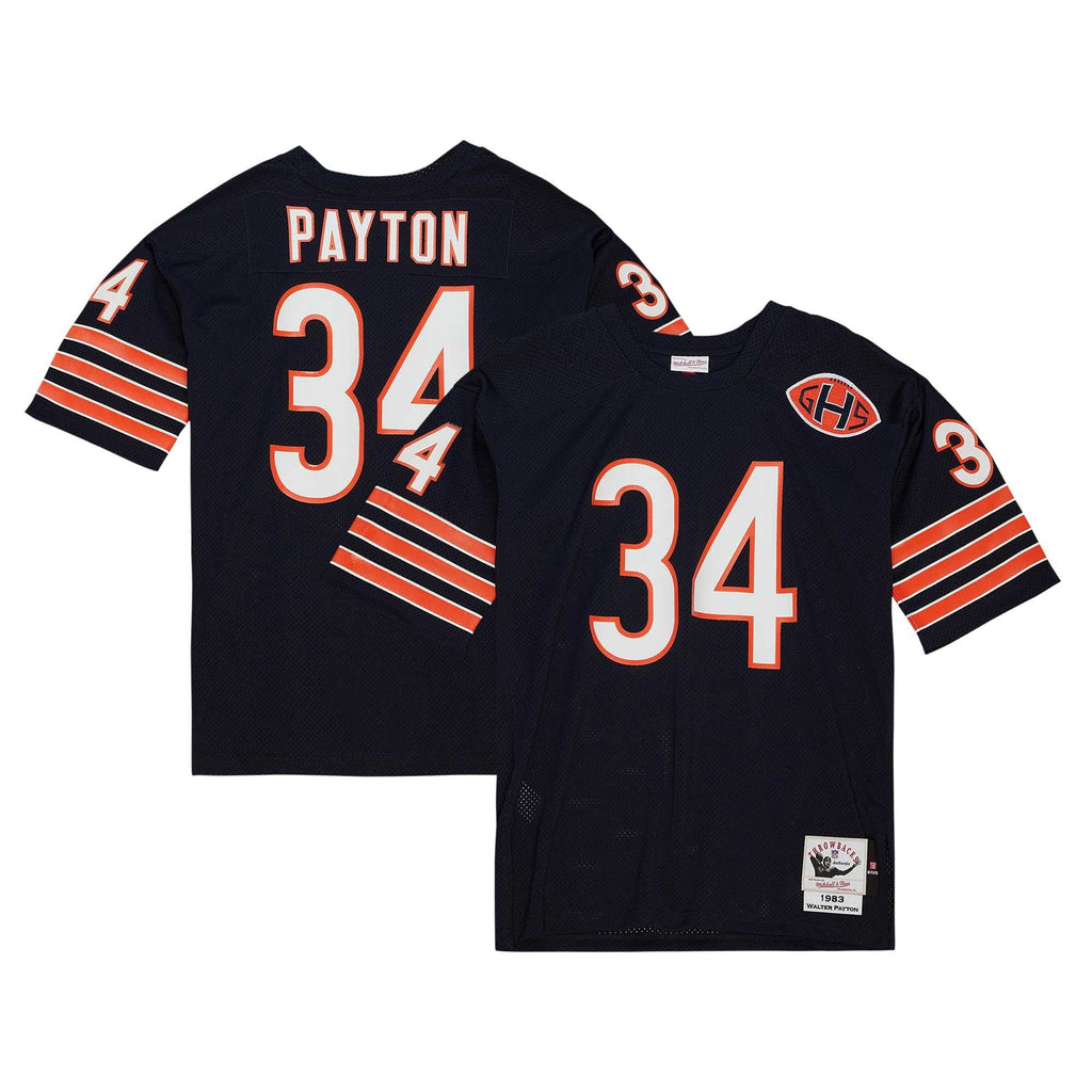 Chicago Bears 1983 Walter Payton Navy Throwback Retired Player Football Jersey