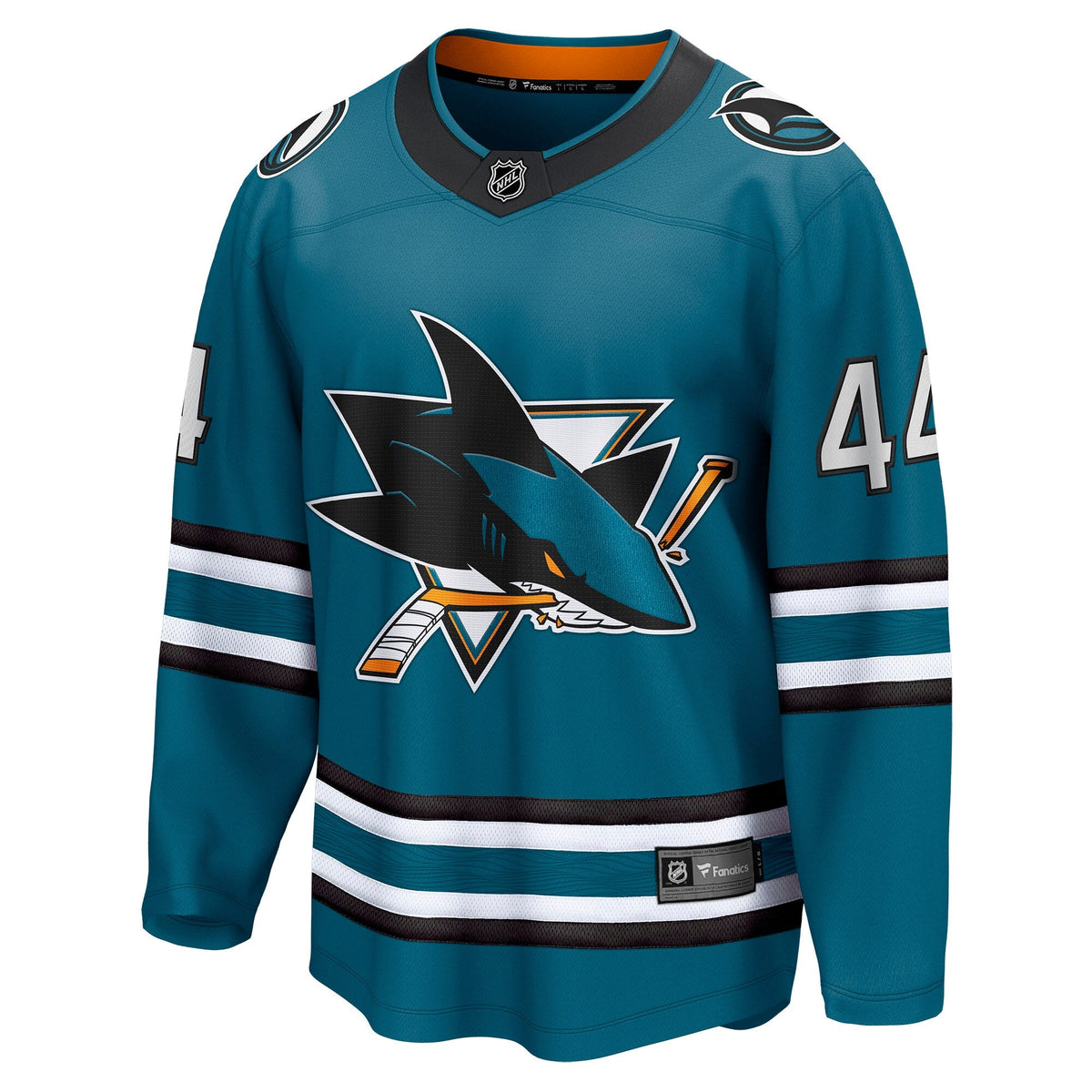 San Jose Sharks Marc-Edouard Vlasic Teal Home Breakaway Player Hockey Jersey