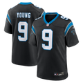 Carolina Panthers Bryce Young Black Team Game Football Jersey