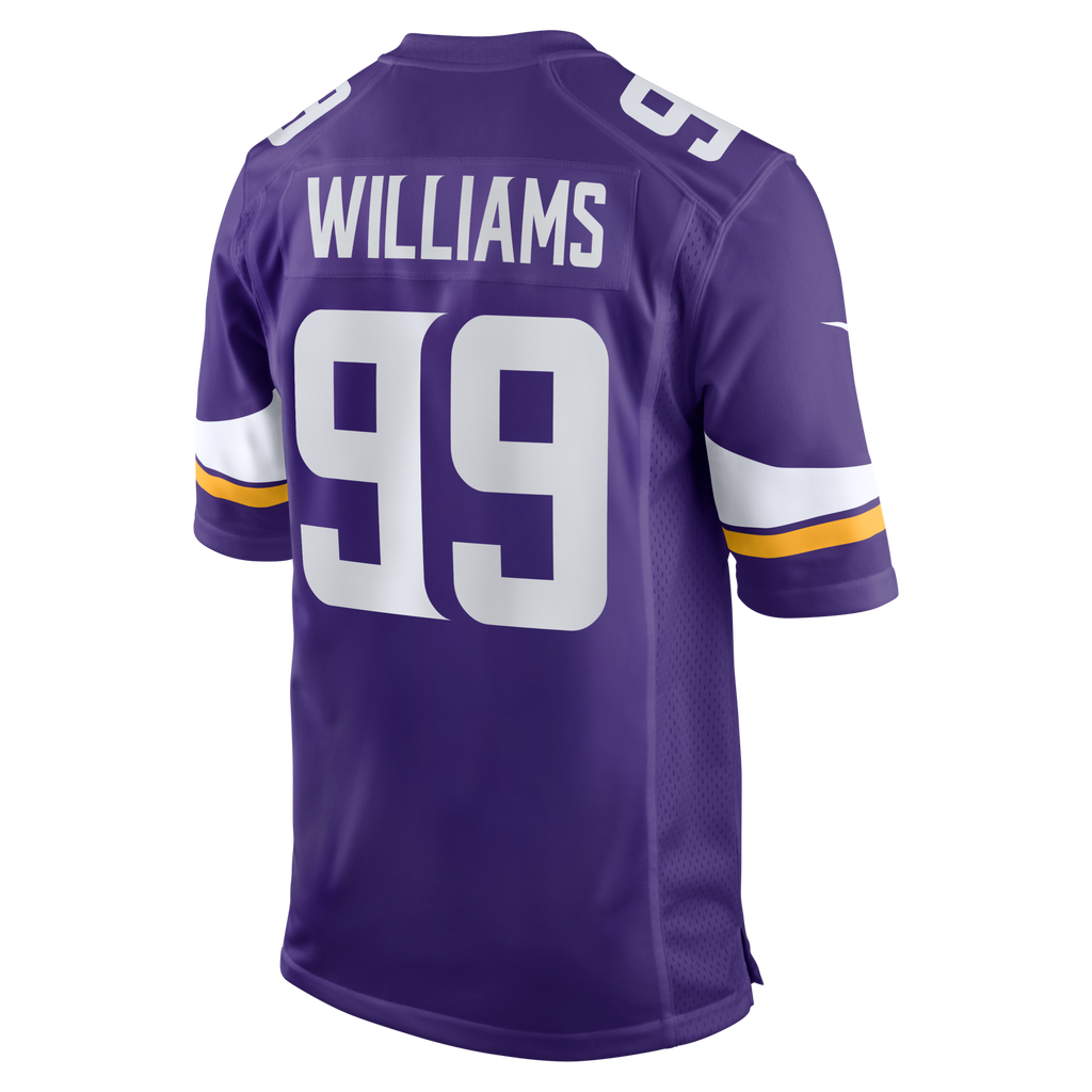 Minnesota Vikings Elijah Williams Purple Team Game Football Jersey