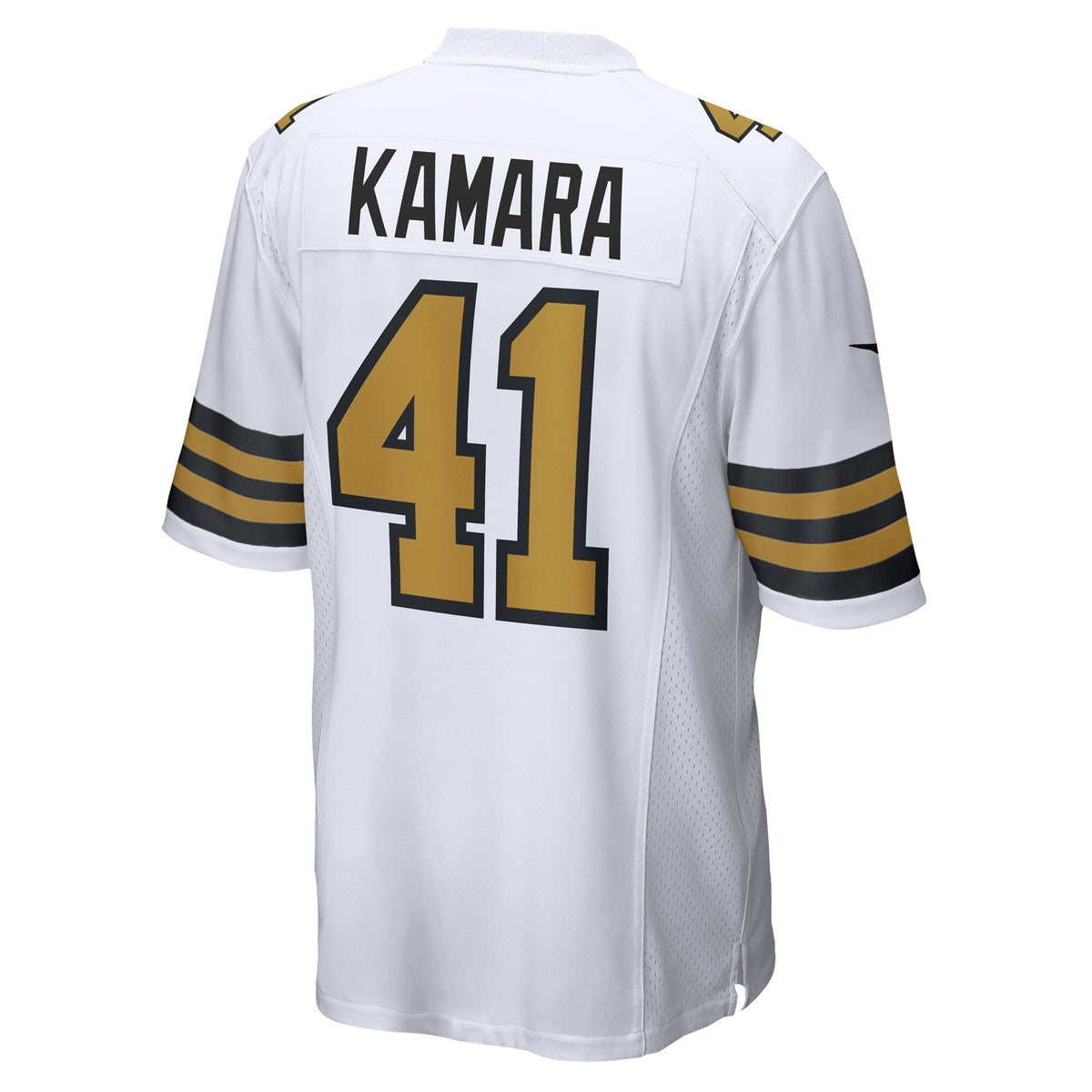 New Orleans Saints Alvin Kamara White Alternate Game Football Jersey
