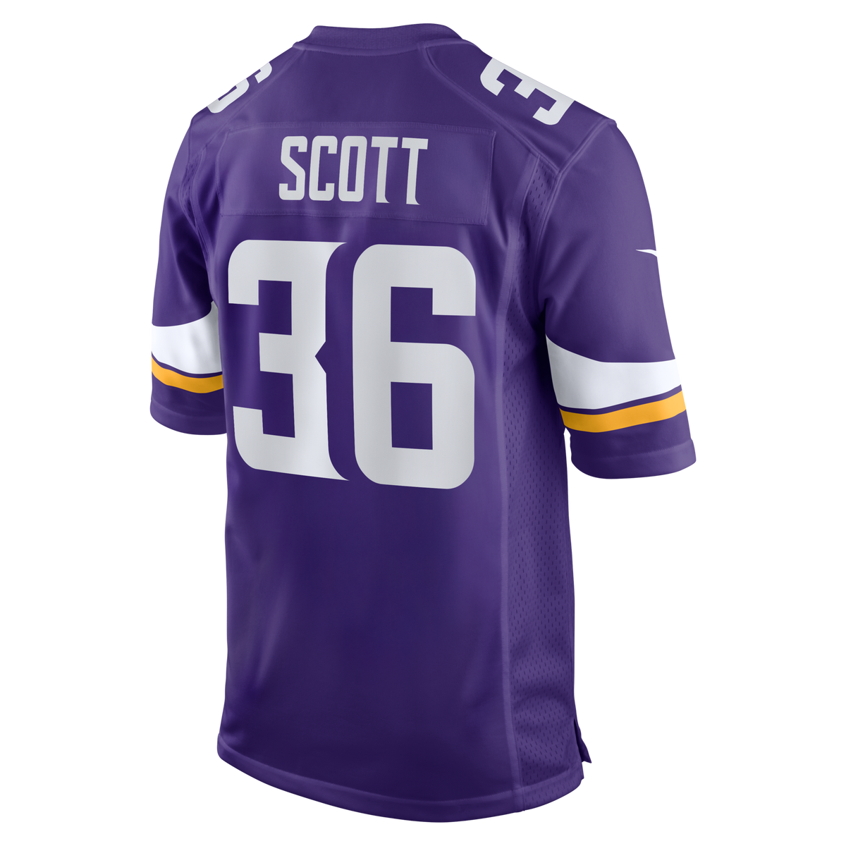 Minnesota Vikings Zavier Scott Purple Team Game Football Jersey