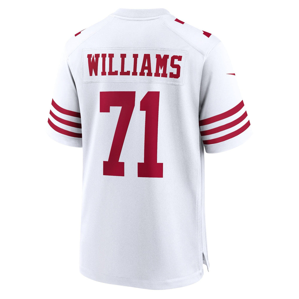San Francisco 49ers Trent Williams White Player Game Football Jersey
