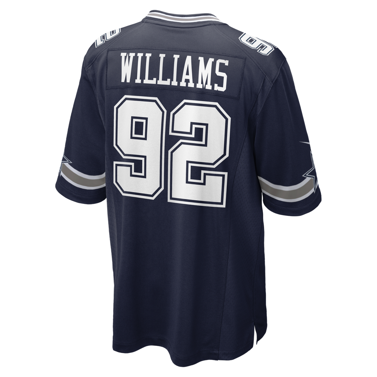 Dallas Cowboys Quinnen Williams Navy Team Game Football Jersey