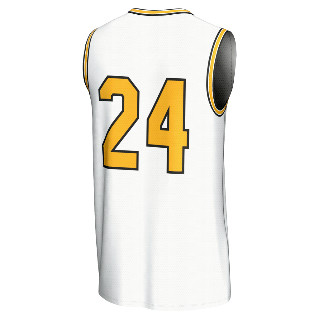 #24 White Providence Friars Lightweight Basketball Jersey