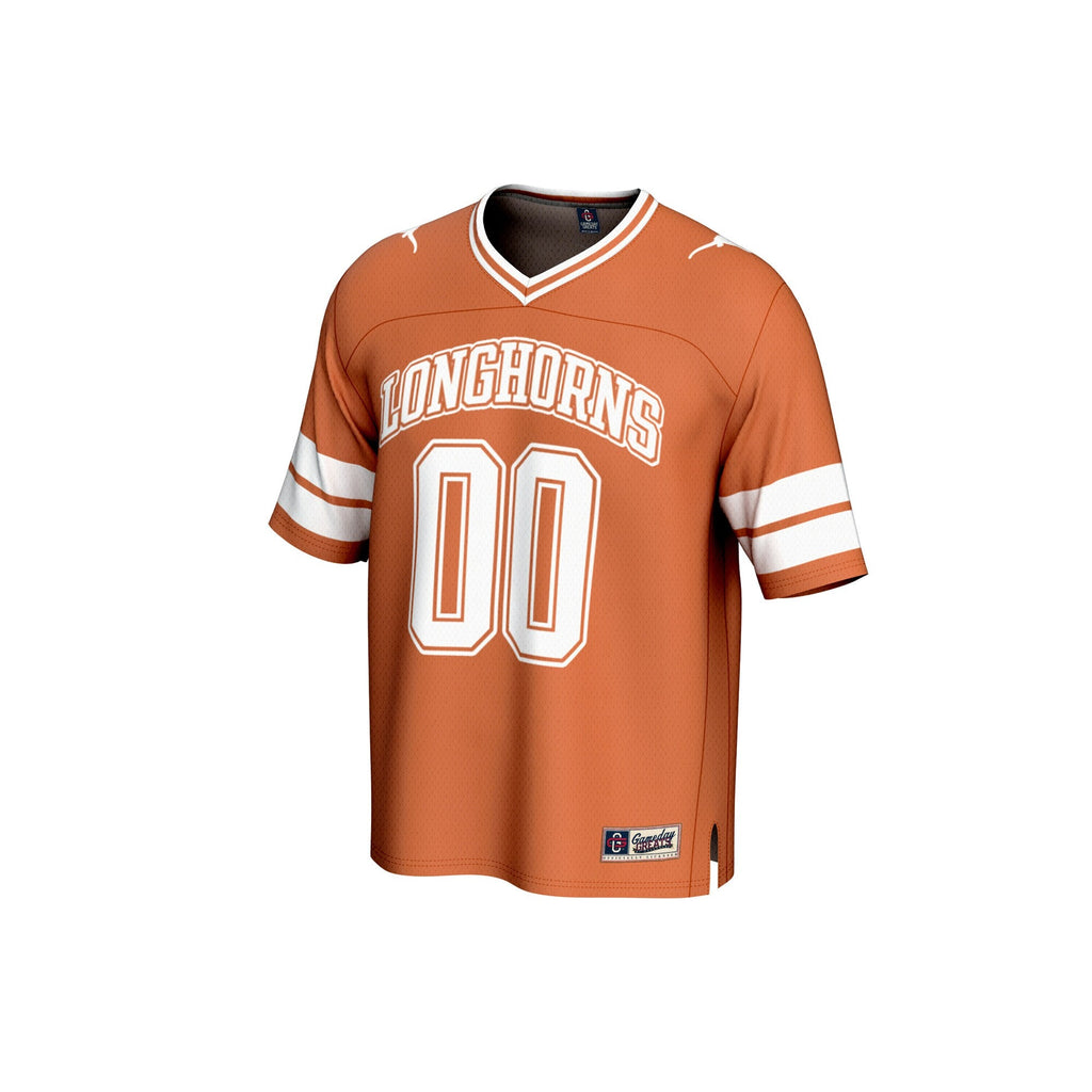 Texas Longhorns NIL Pick-A-Player Football Fashion Jersey - Texas Orange