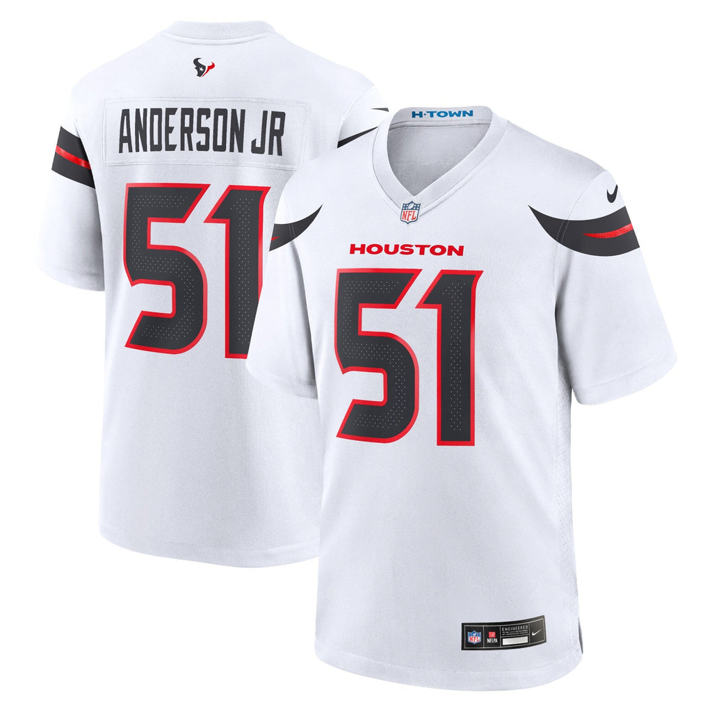 Houston Texans Will Anderson Jr. White Game Football Jersey