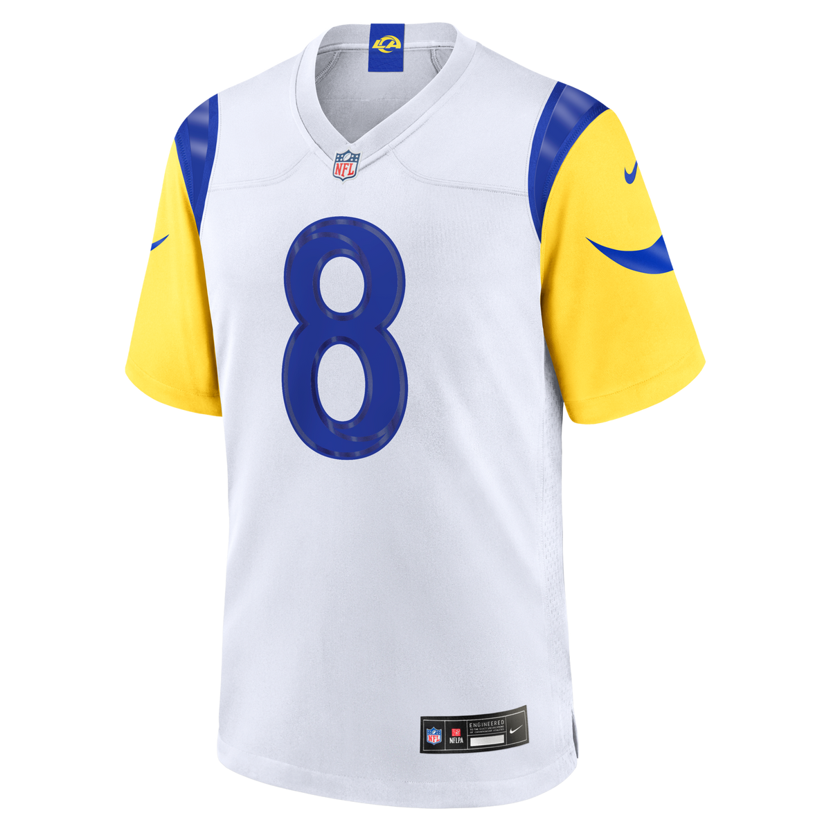 Los Angeles Rams Jared Verse White White Game Player Football Jersey