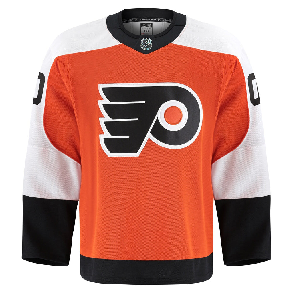 Philadelphia Flyers Orange Home Pro Custom Jersey
