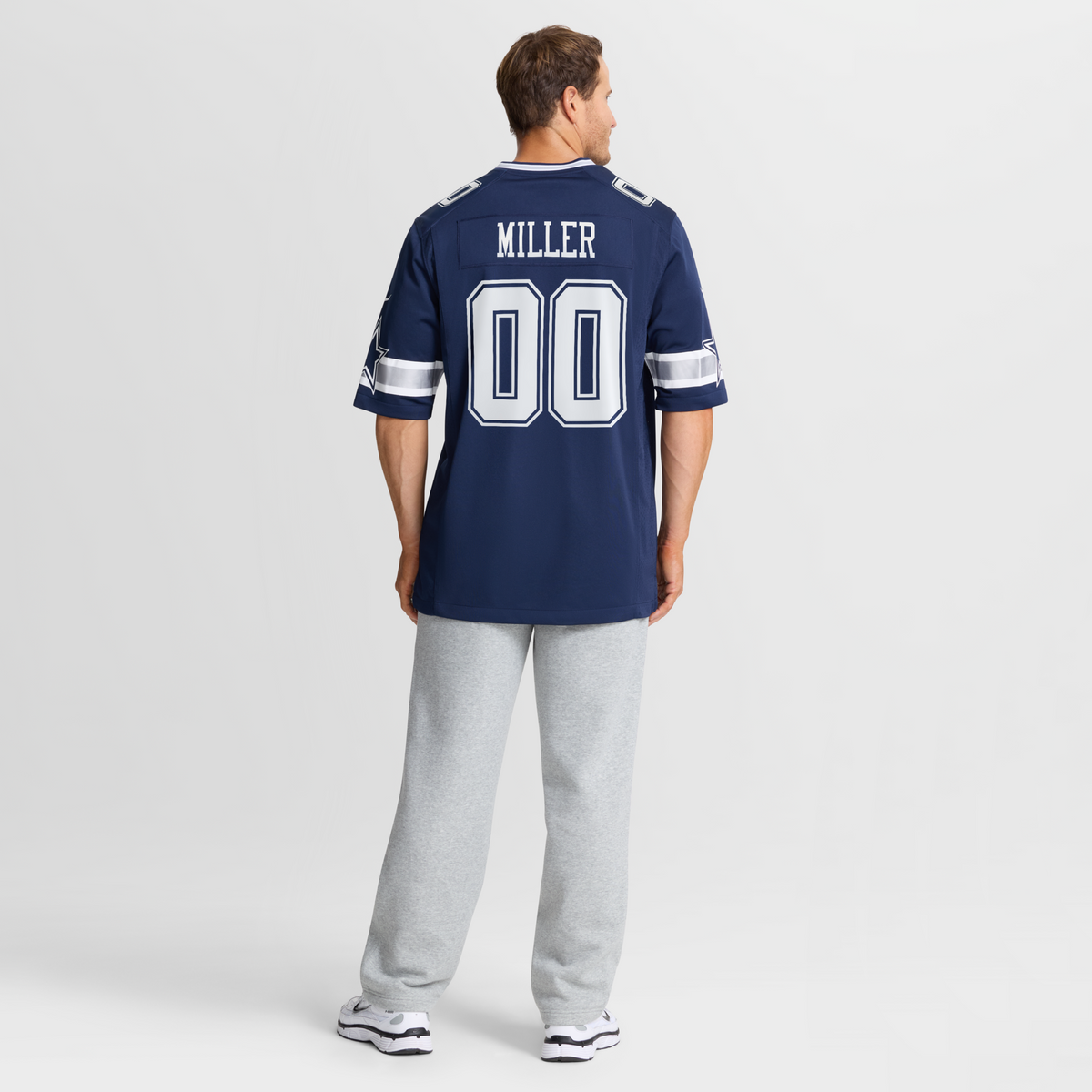 Dallas Cowboys Von Miller Navy Game Football Jersey