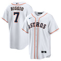 Houston Astros Craig Biggio White Home Retired Player Replica Baseball Jersey