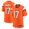 Denver Broncos Jaylen Waddle Orange Game Football Jersey