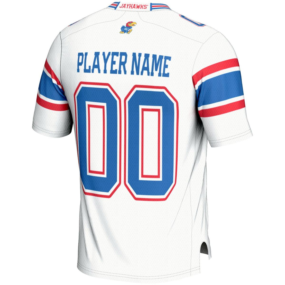 Kansas Jayhawks NIL Pick-A-Player Football Jersey - White