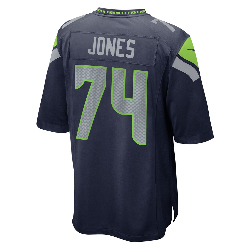 Seattle Seahawks Josh Jones College Navy Team Game Football Jersey
