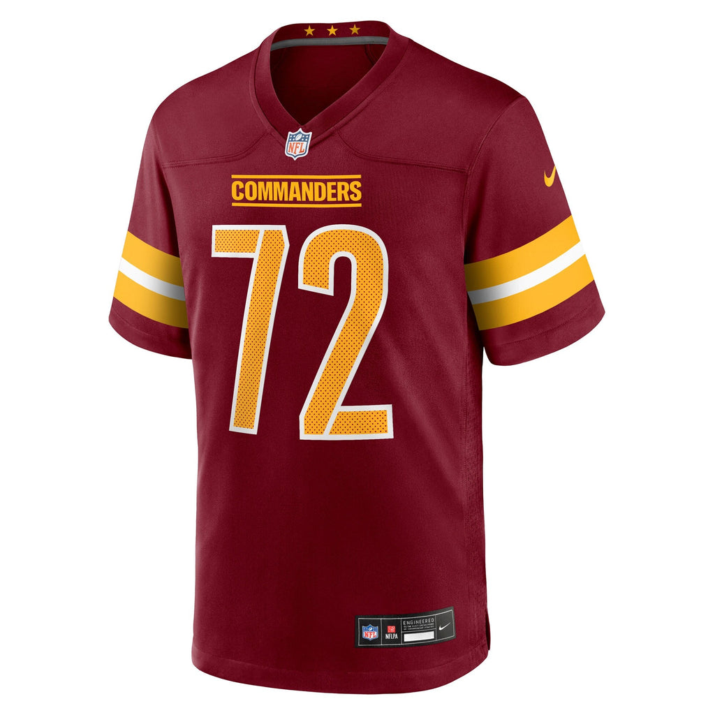 Washington Commanders Josh Conerly Jr. Burgundy Team Game Football Jersey