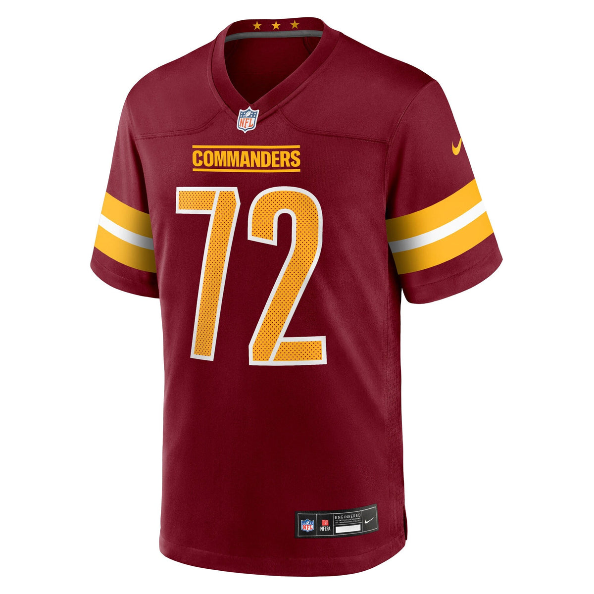 Washington Commanders Josh Conerly Jr. Burgundy Team Game Football Jersey