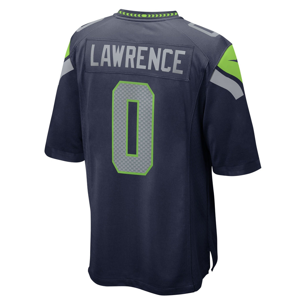 Seattle Seahawks DeMarcus Lawrence College Navy Team Game Football Jersey