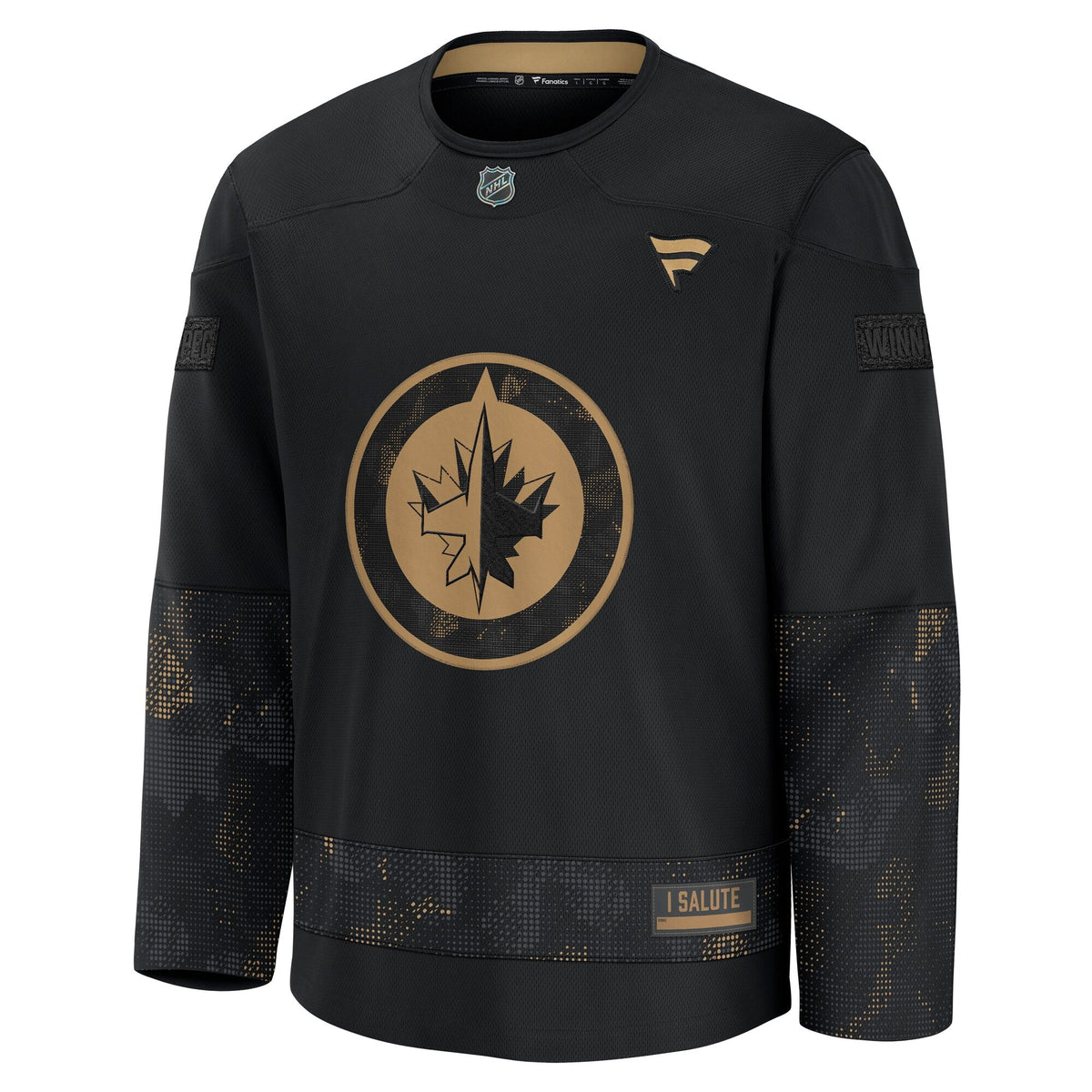 Winnipeg Jets Black 2024 Military Appreciation Practice Jersey