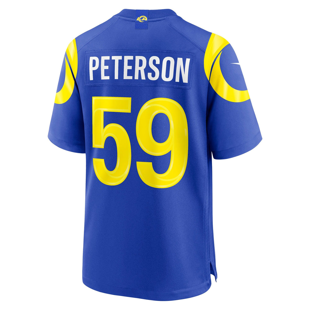 Los Angeles Rams Darryl Peterson Royal Game Football Jersey