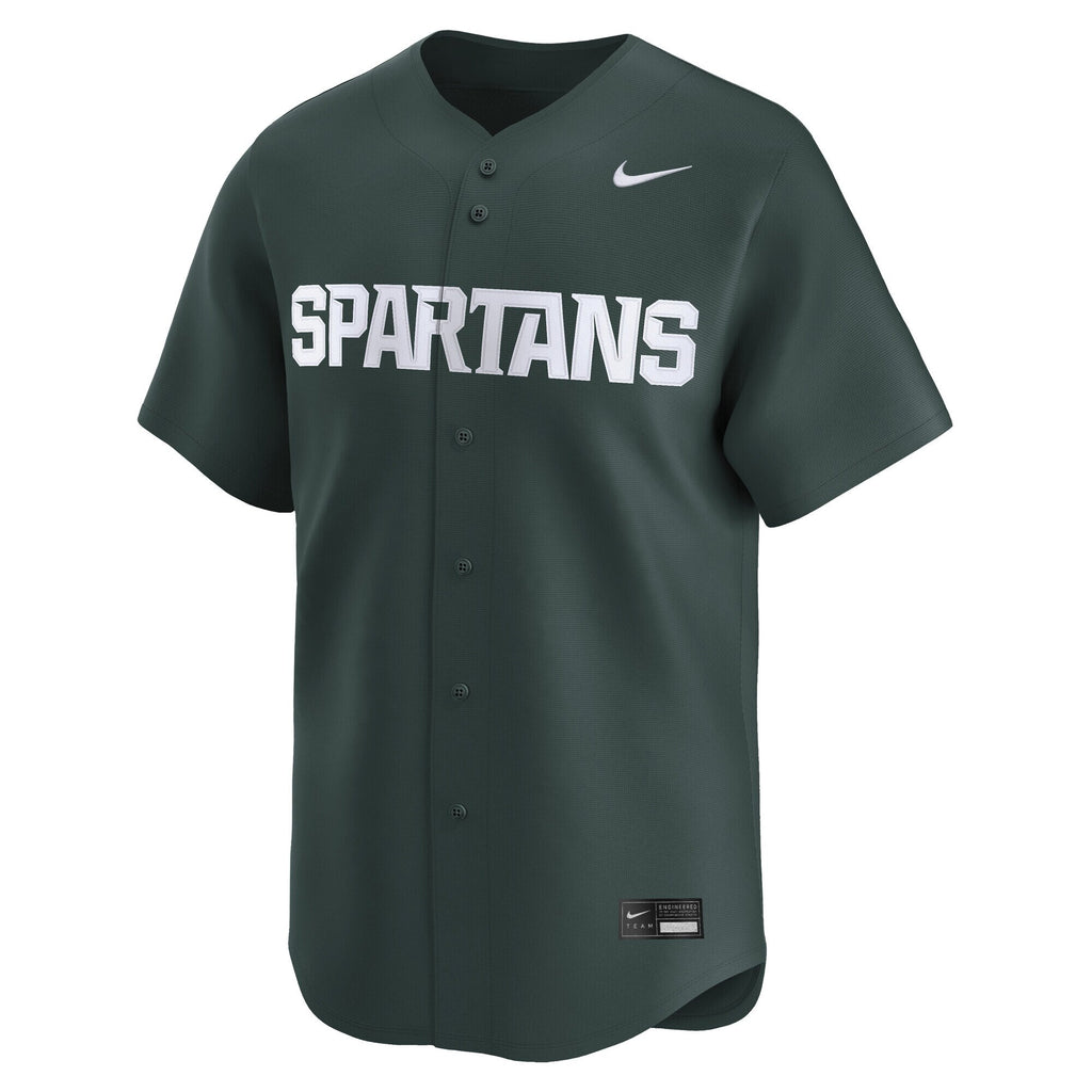 Green Michigan State Spartans Baseball Limited Jersey