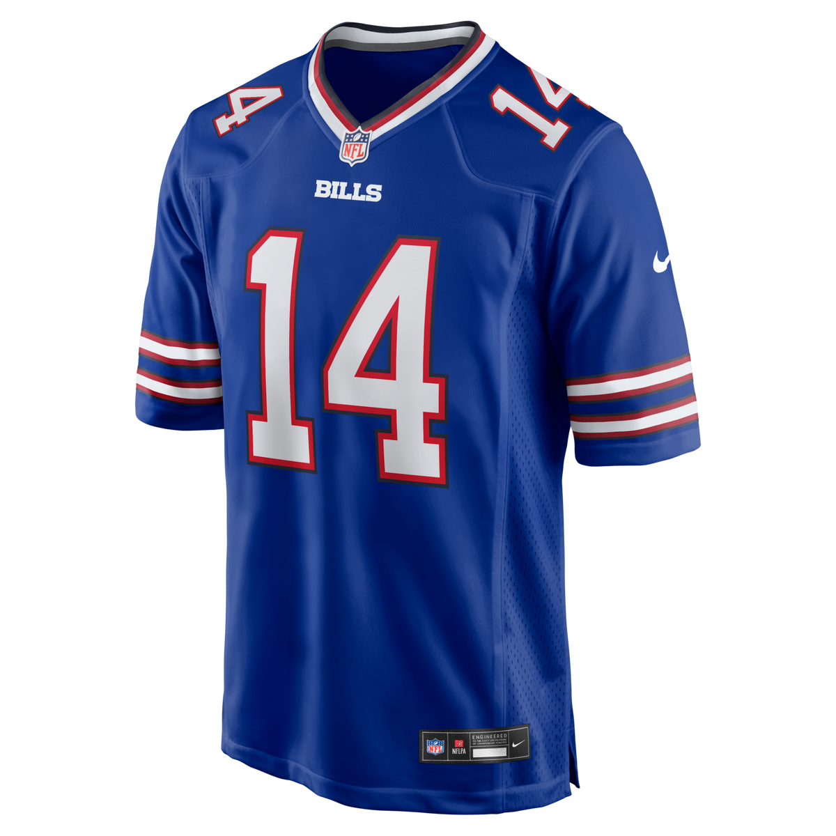 Buffalo Bills Frank Reich Royal Game Retired Player Football Jersey