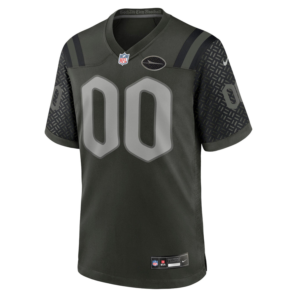New York Jets Green 2025 Rivalries Collection Custom Game Football Jersey