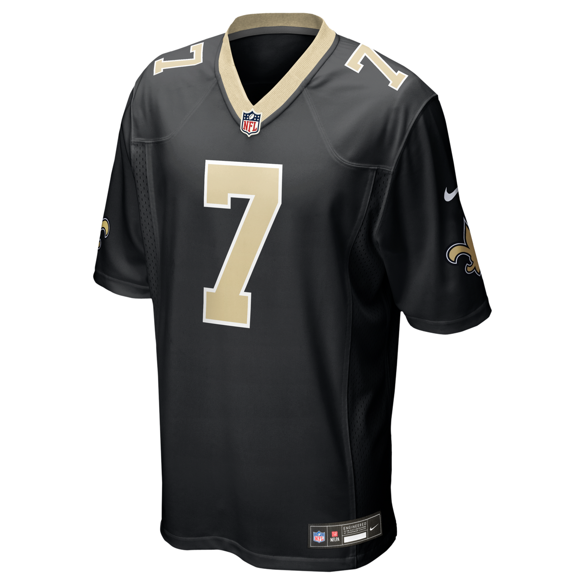 New Orleans Saints Taysom Hill Black Game Football Jersey