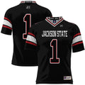 #1 Black Jackson State Tigers Football Jersey