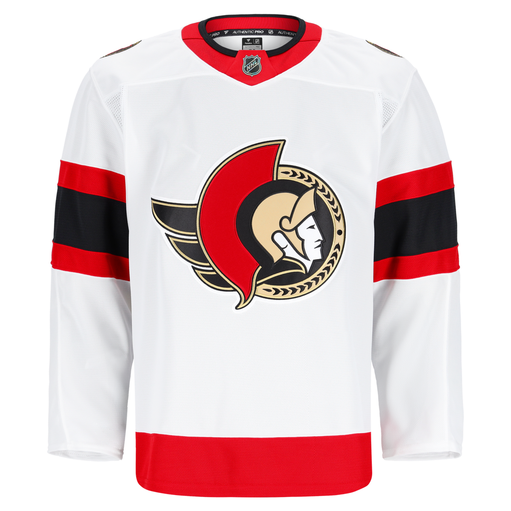Ottawa Senators White Away Pro Jersey