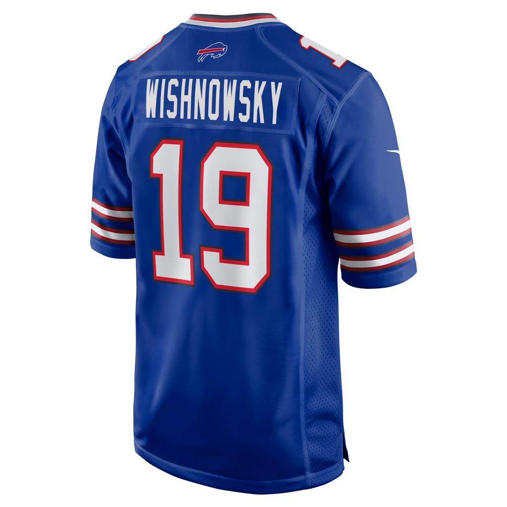 Buffalo Bills Mitch Wishnowsky Royal Team Game Football Jersey