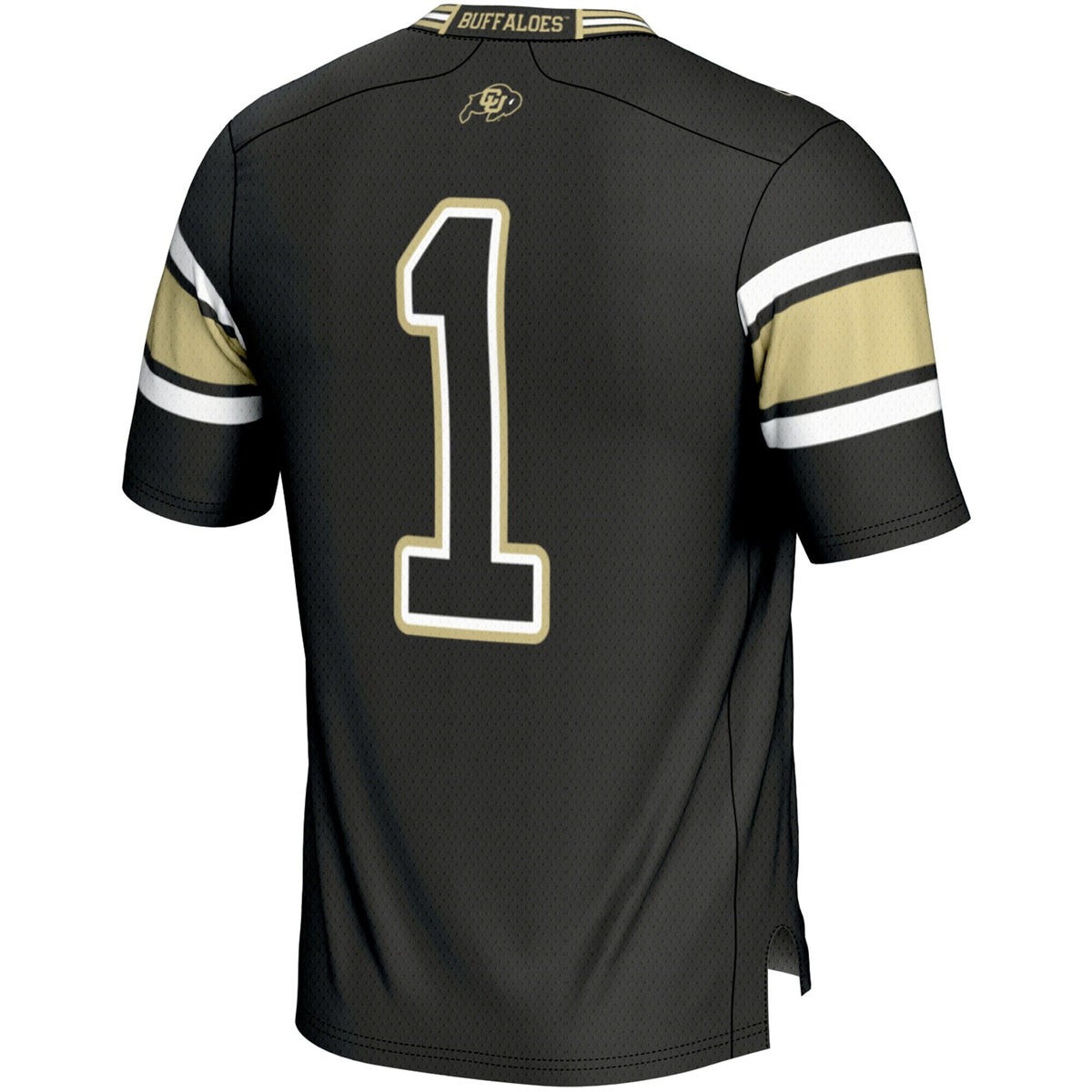 #1 Black Colorado Buffaloes Endzone Football Jersey