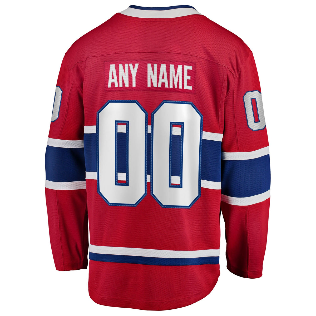 Montreal Canadiens Red Home Breakaway Custom Hockey Jersey