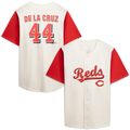 Cincinnati Reds Profile Cream/Red Big & Tall Two-Color Fashion Baseball Jersey